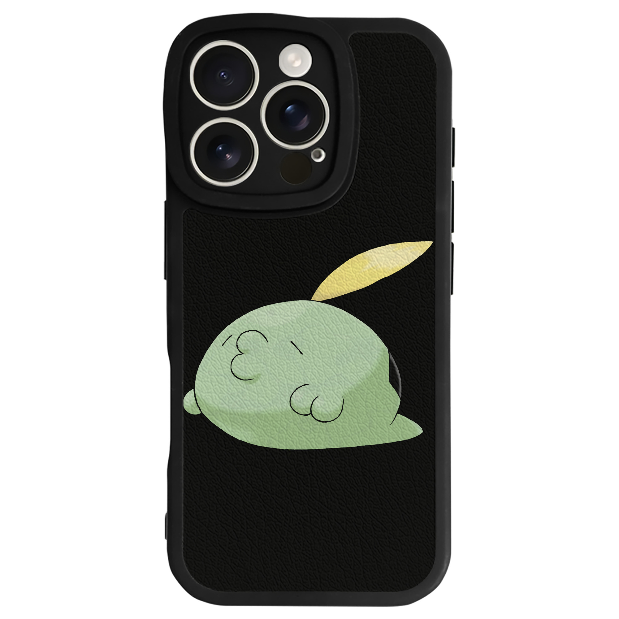 （画像用） ポケットモンスター Pokémon 【iPhone 16シリーズ対応】シリコンスマホケース（レザー調） 材質：シリコン